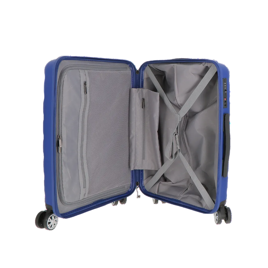 Valise Cabine 4 Roues V1 - Bleu