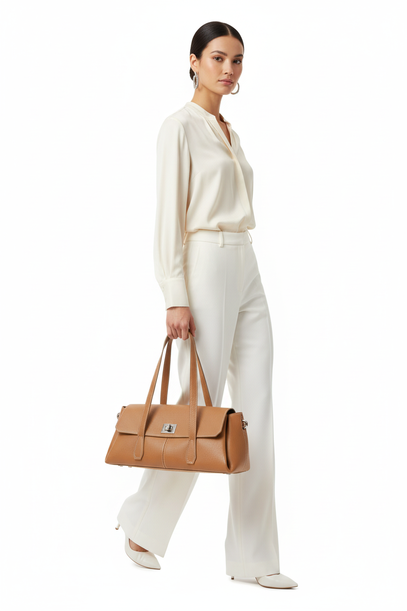 Sac baguette Viviana - Marron