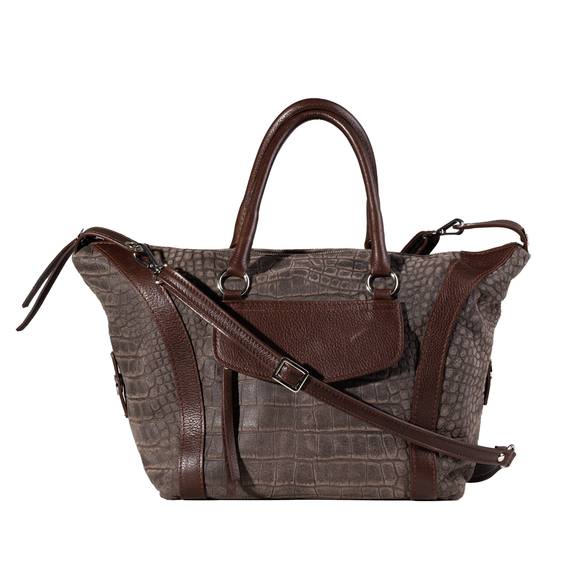 Ava Bowling Bag in Coffee Brown