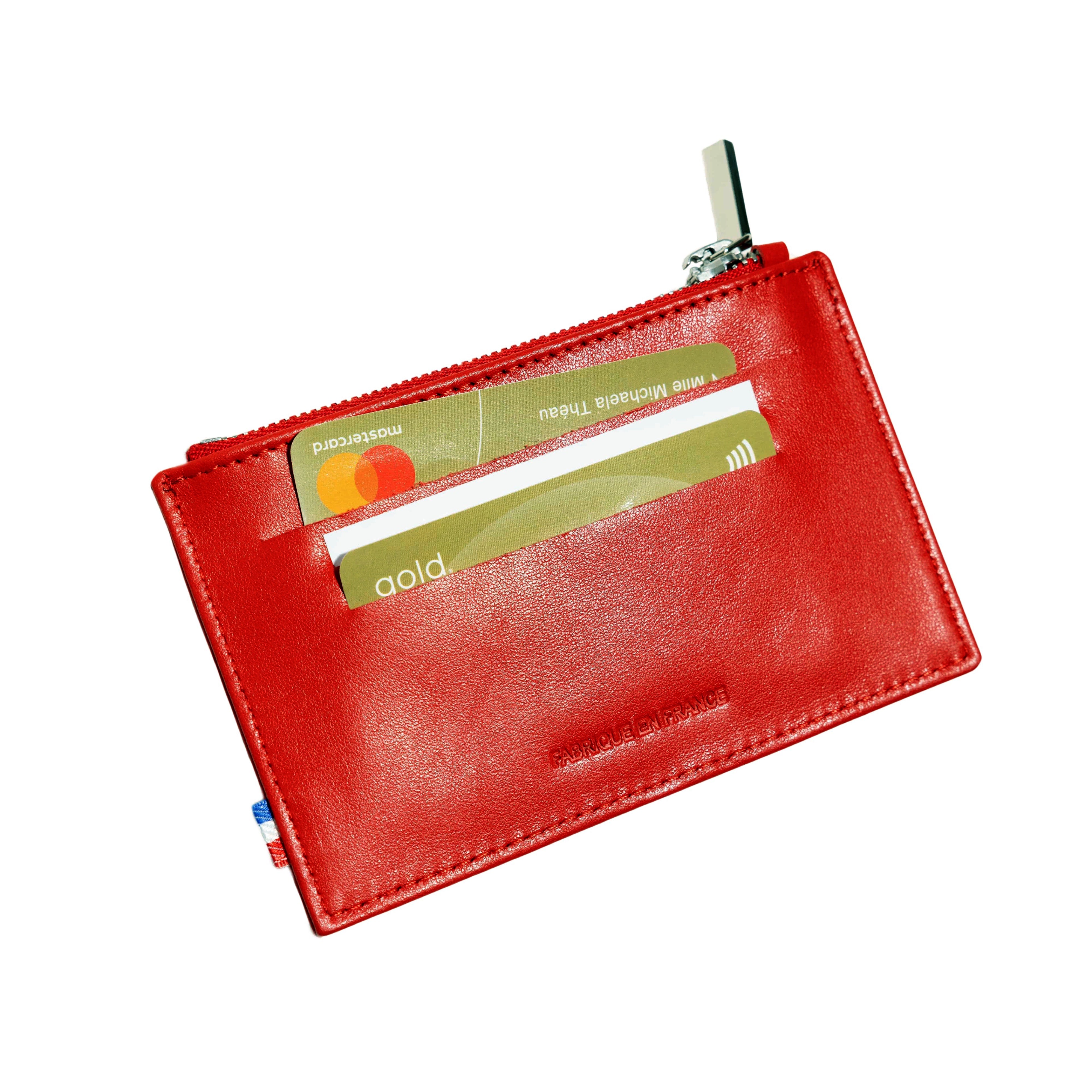 Porte Carte Rouen - Rouge