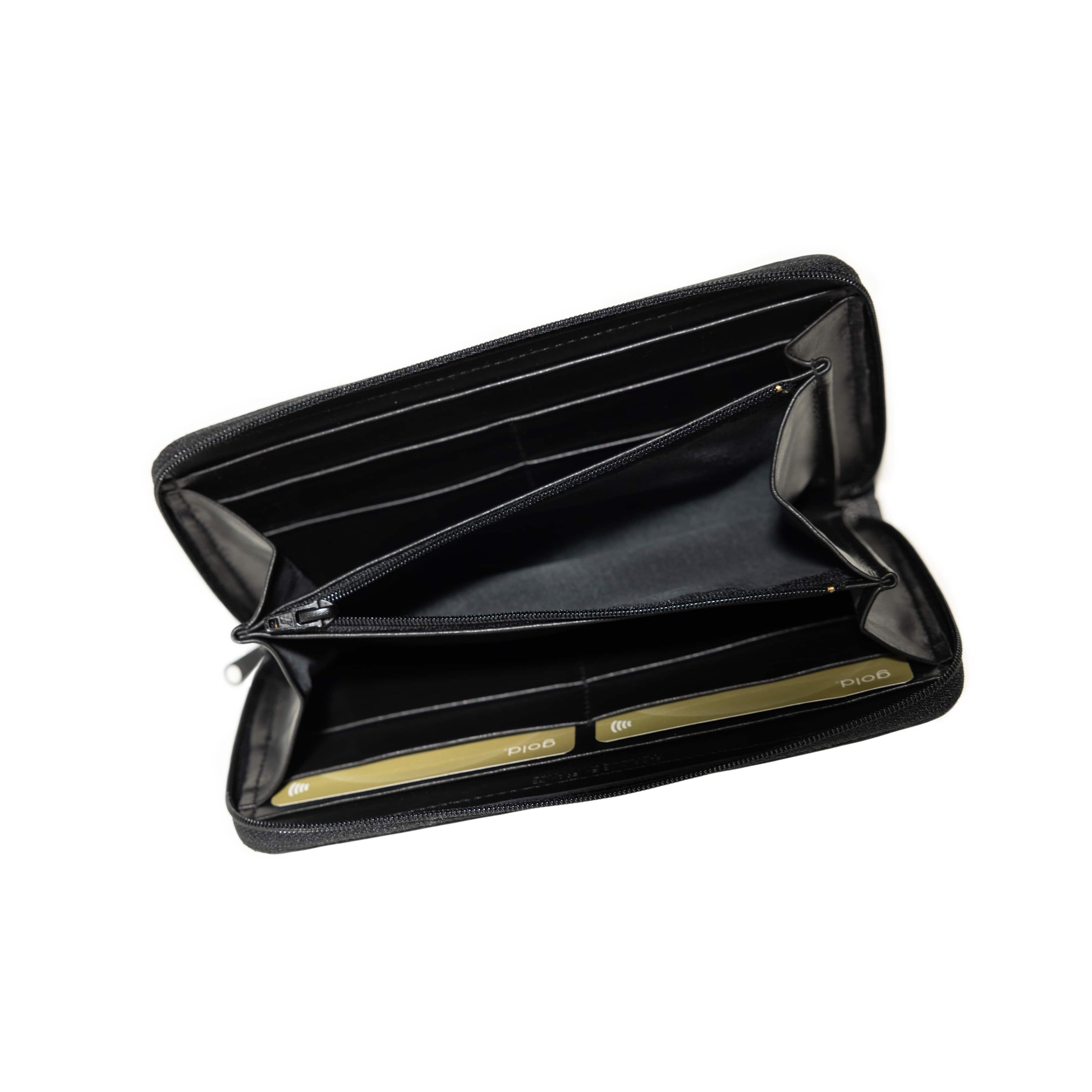Portefeuille Courcelles - Noir