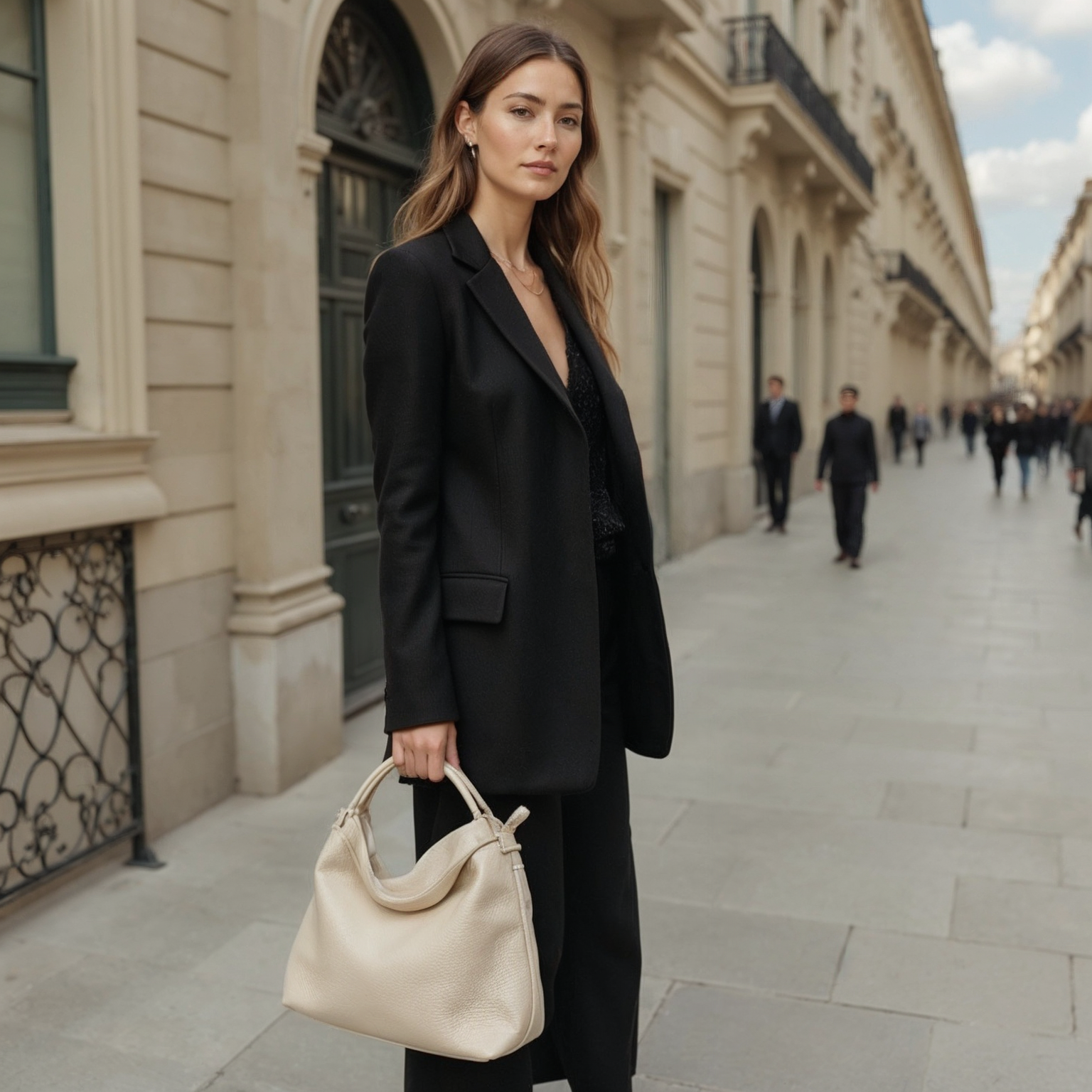 Sac Porté Épaule Lucie Beige