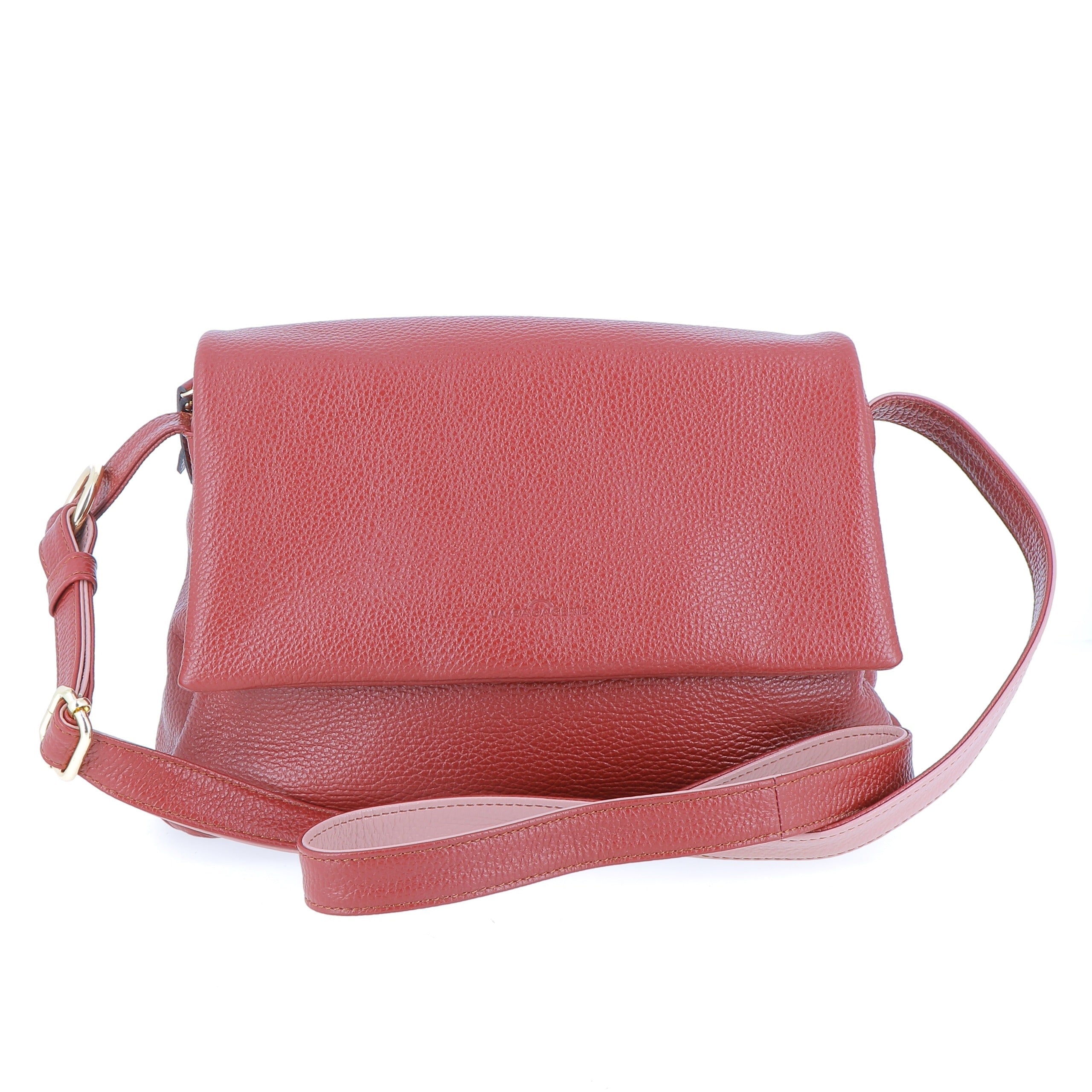 Sac Porté Épaule Porté Croisé Louisa Bordeaux La bagagerie