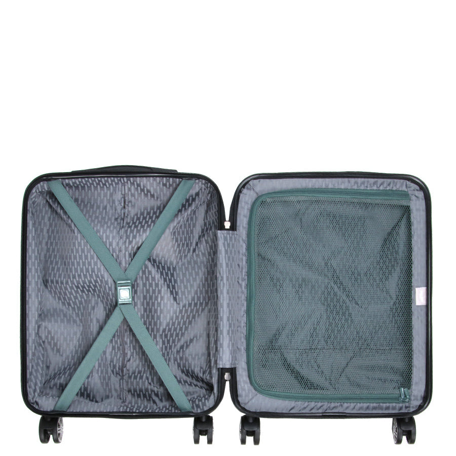 Delsey Air Armour 55 cm Expandable Suitcase Green