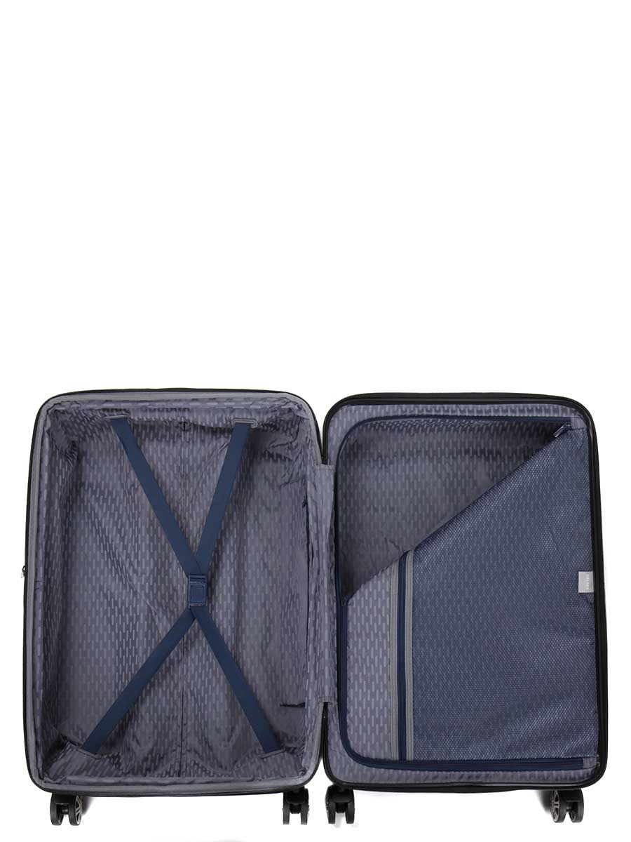 Valise extensible Delsey Air Armour 68 cm Bleue