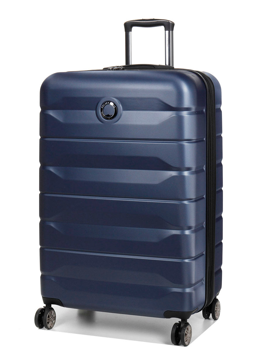 Valise extensible Delsey Air Armour 77 cm Bleue