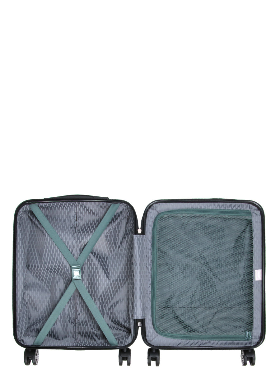 Valise Delsey Air Armour Slim 55 cm Verte