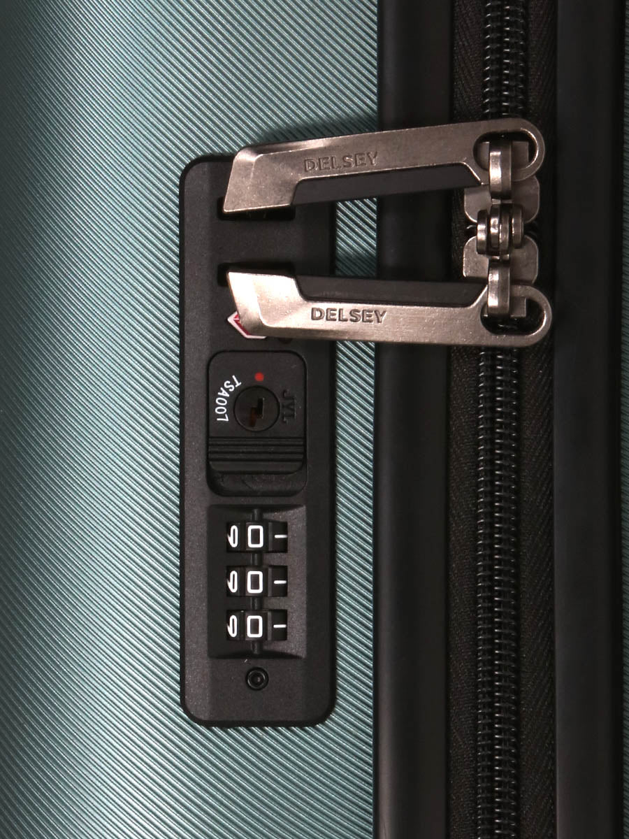 Valise Delsey Air Armour Slim 55 cm Verte