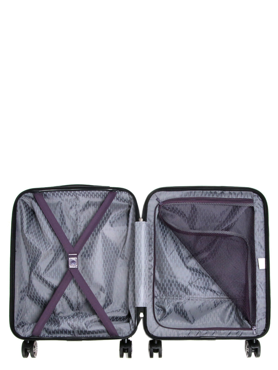 Valise Delsey Air Armour Slim 55 cm Violette