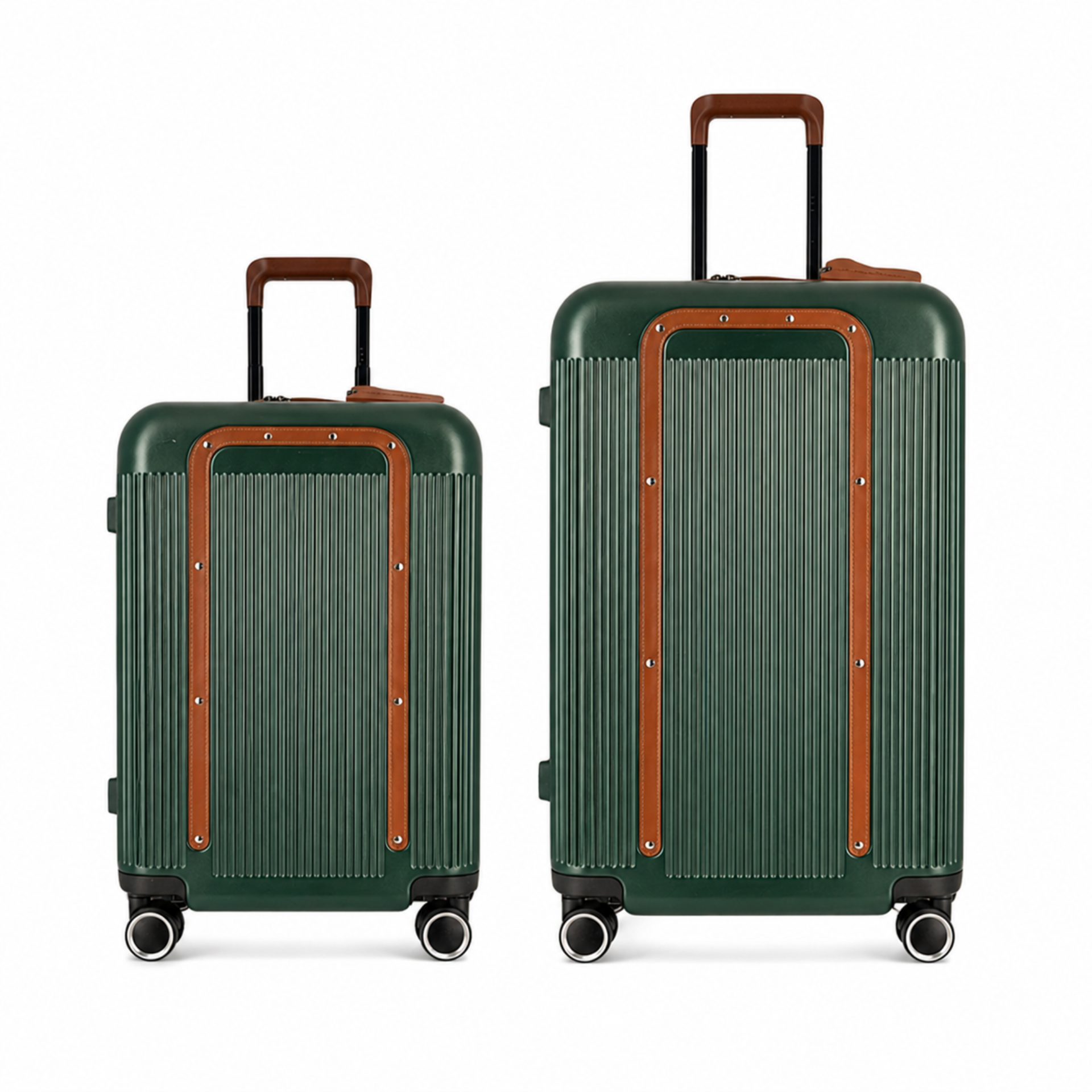 Duo de valises Green (Cabine + Medium) - Vert