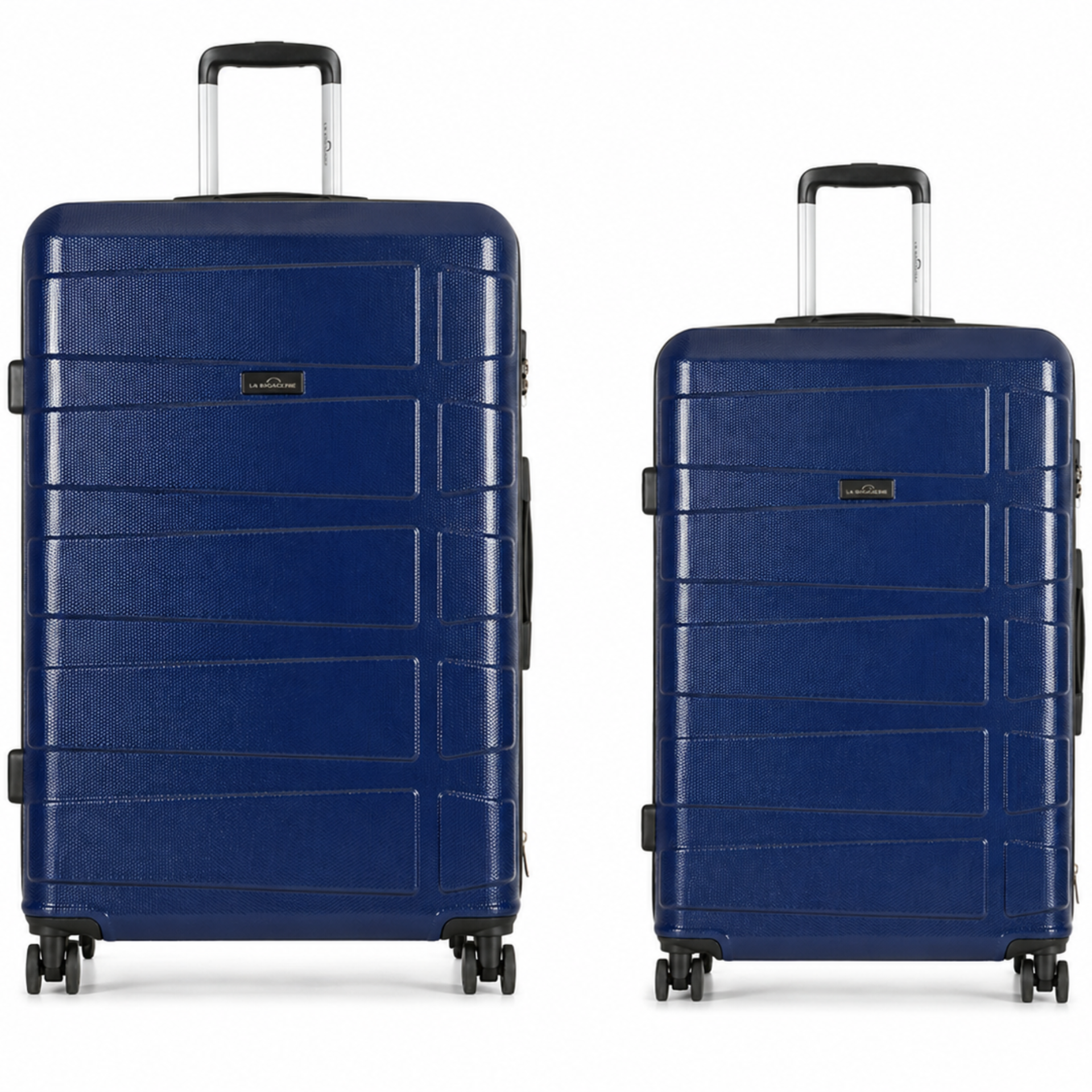 Duo de valises Lucky (Medium + XL) - Bleu