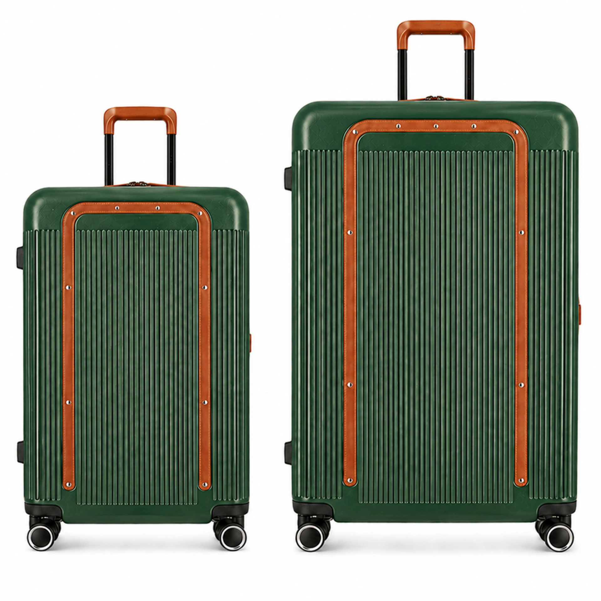 Duo de valises Green (Medium + XL) - Vert