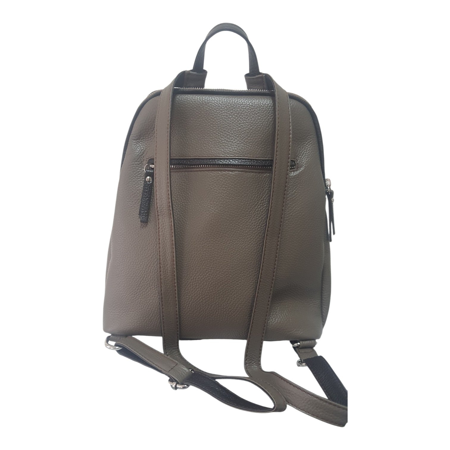 Sac à Dos Bicolore Taupe-Café ML