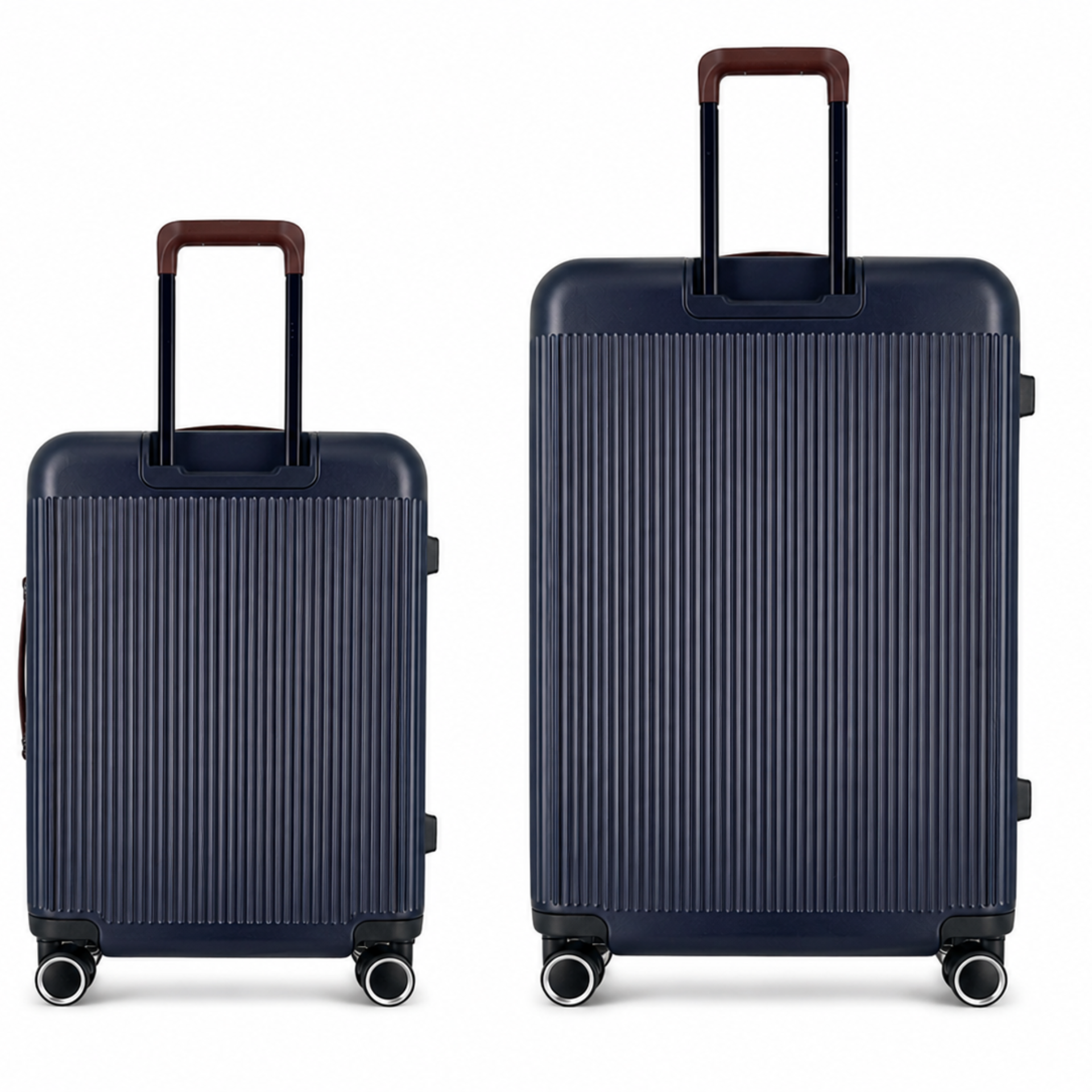 Duo de valises Green (Cabine + XL) - Bleu