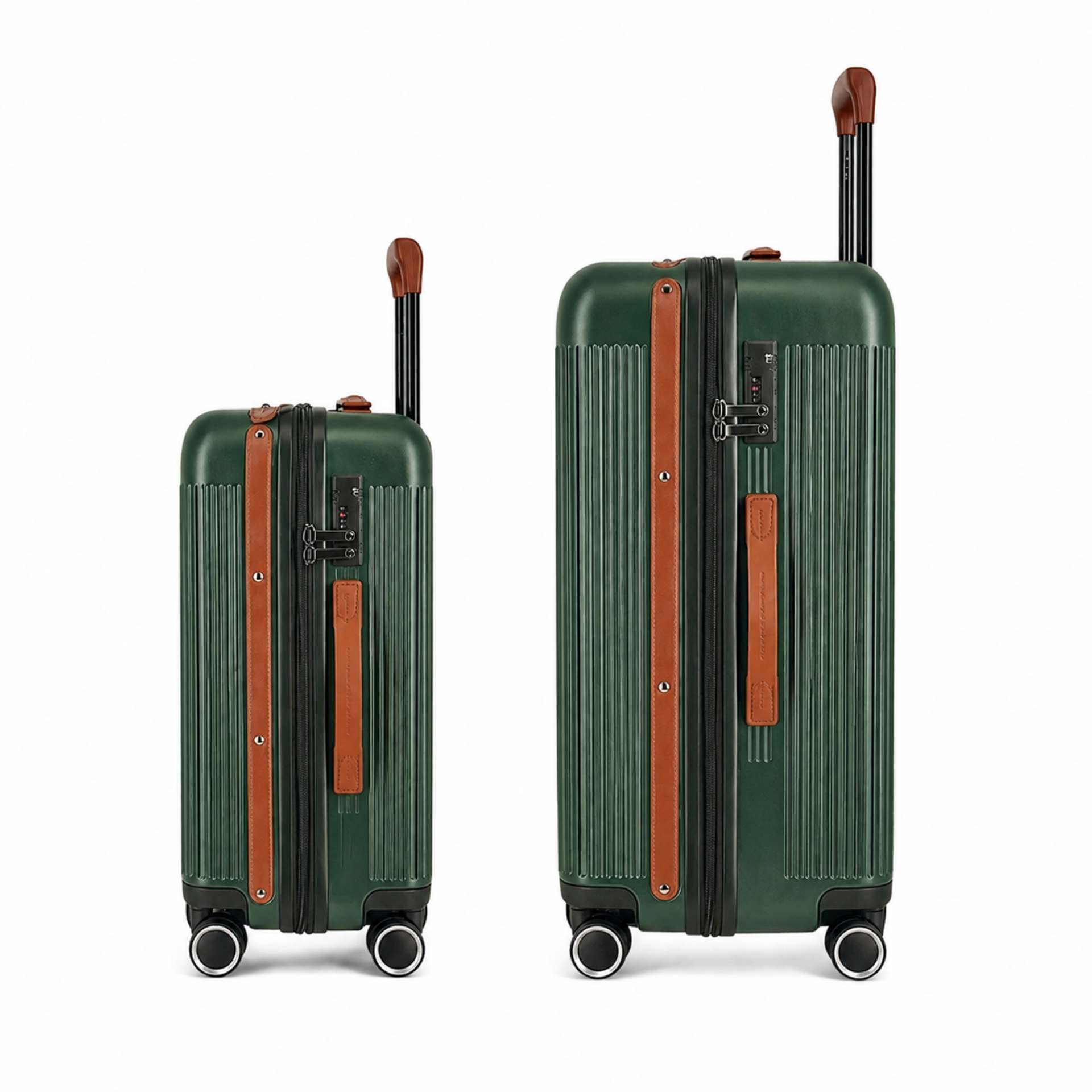 Duo de valises Green (Cabine + Medium) - Vert