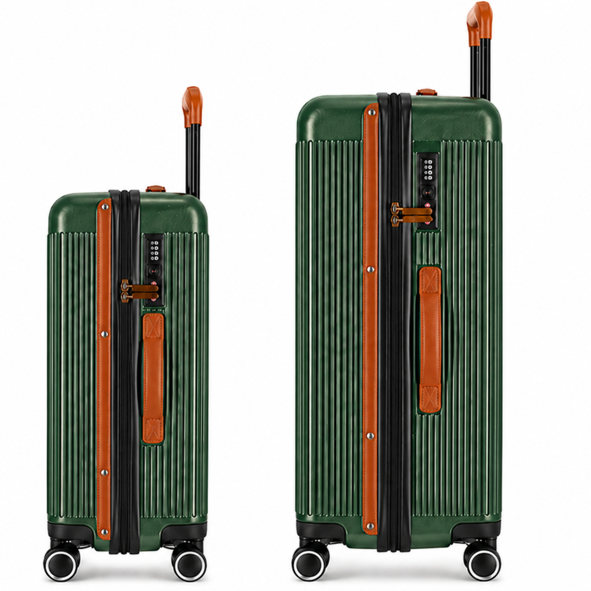 Duo de valises Green (Medium + XL) - Vert