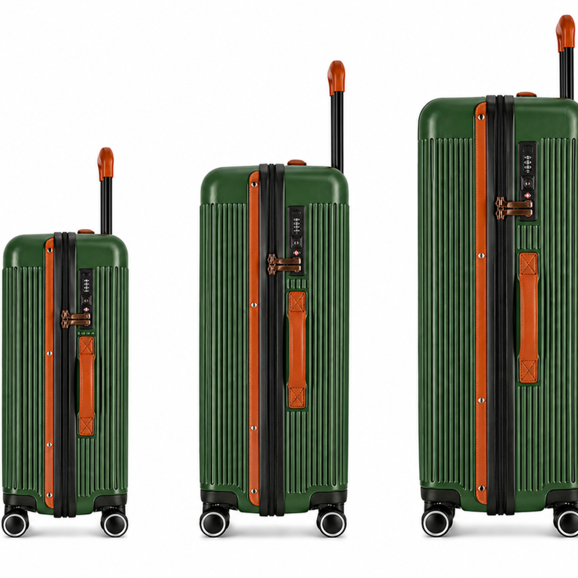 Trio de valises Green - Vert