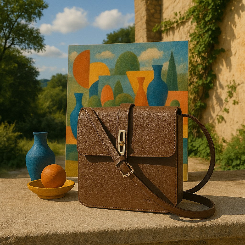 Sac Bandoulière Fly Marron PM