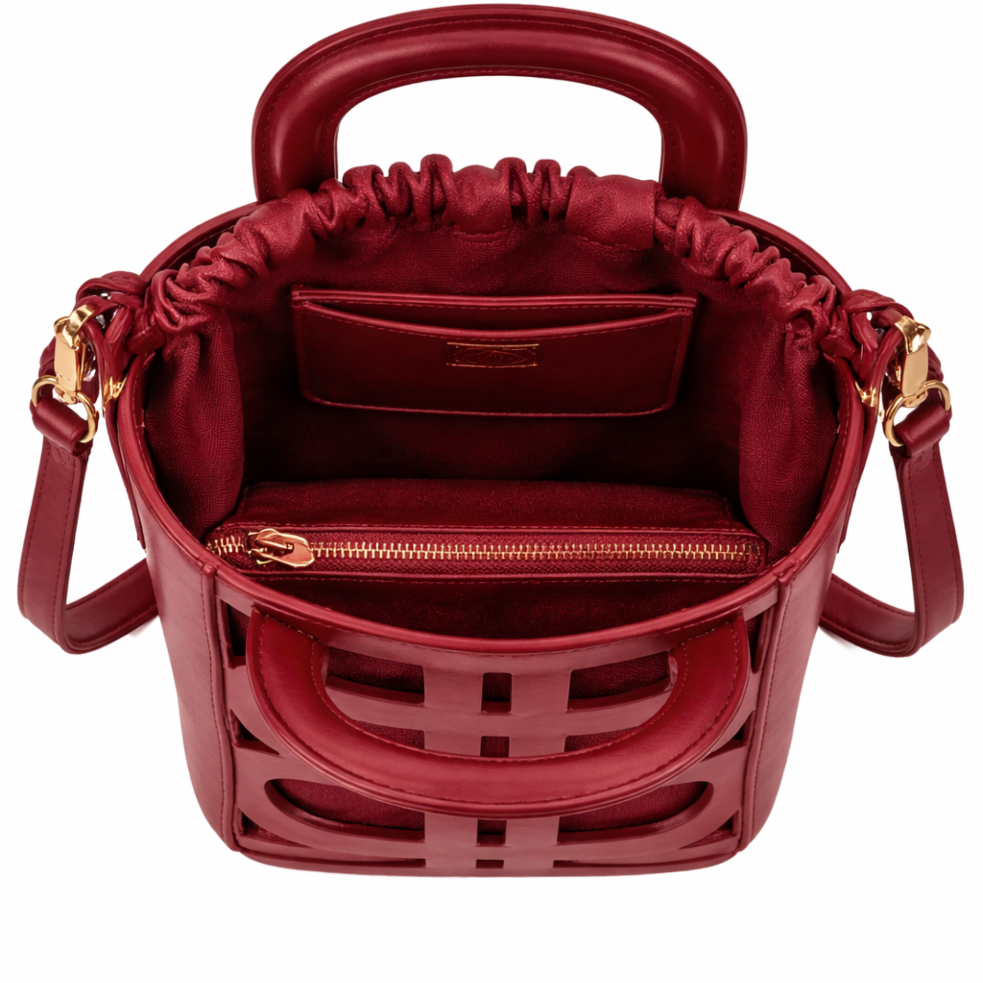 Sac à Main Seau LB - Bordeaux