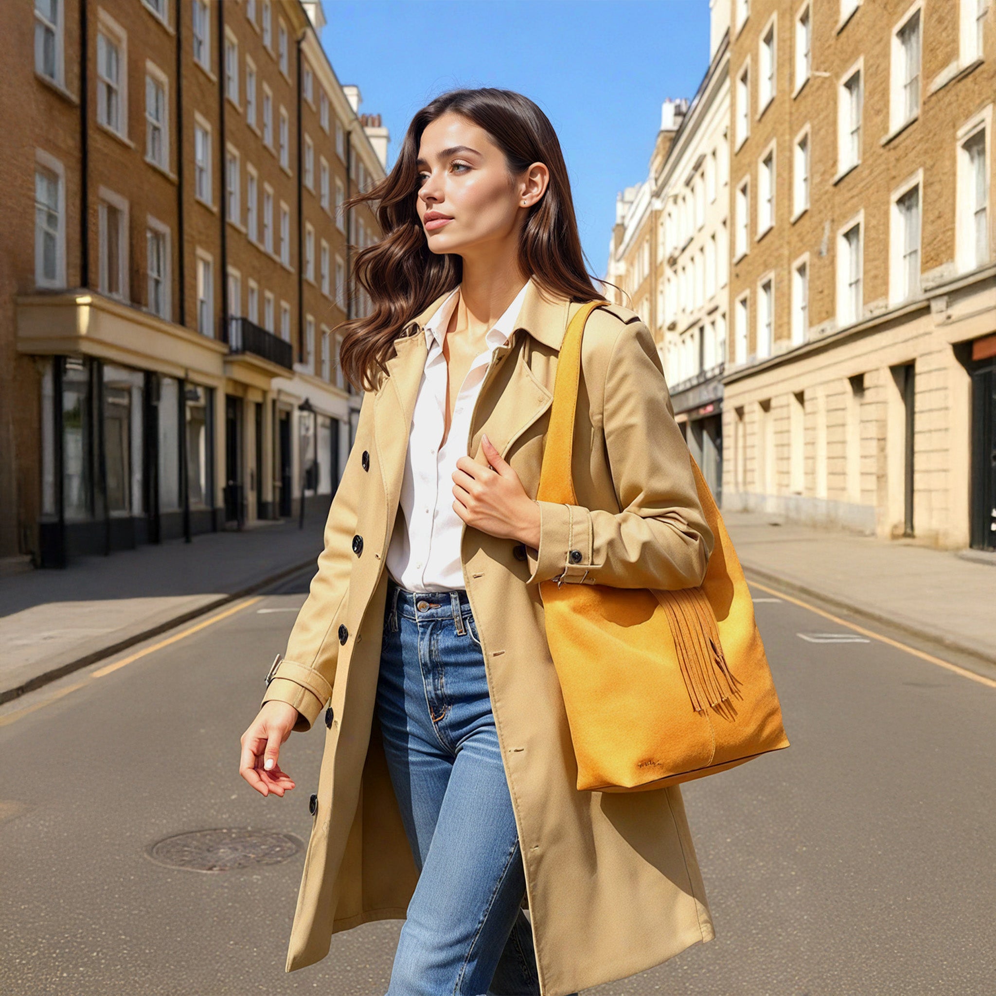 Sac Léna grand modèle Orange
