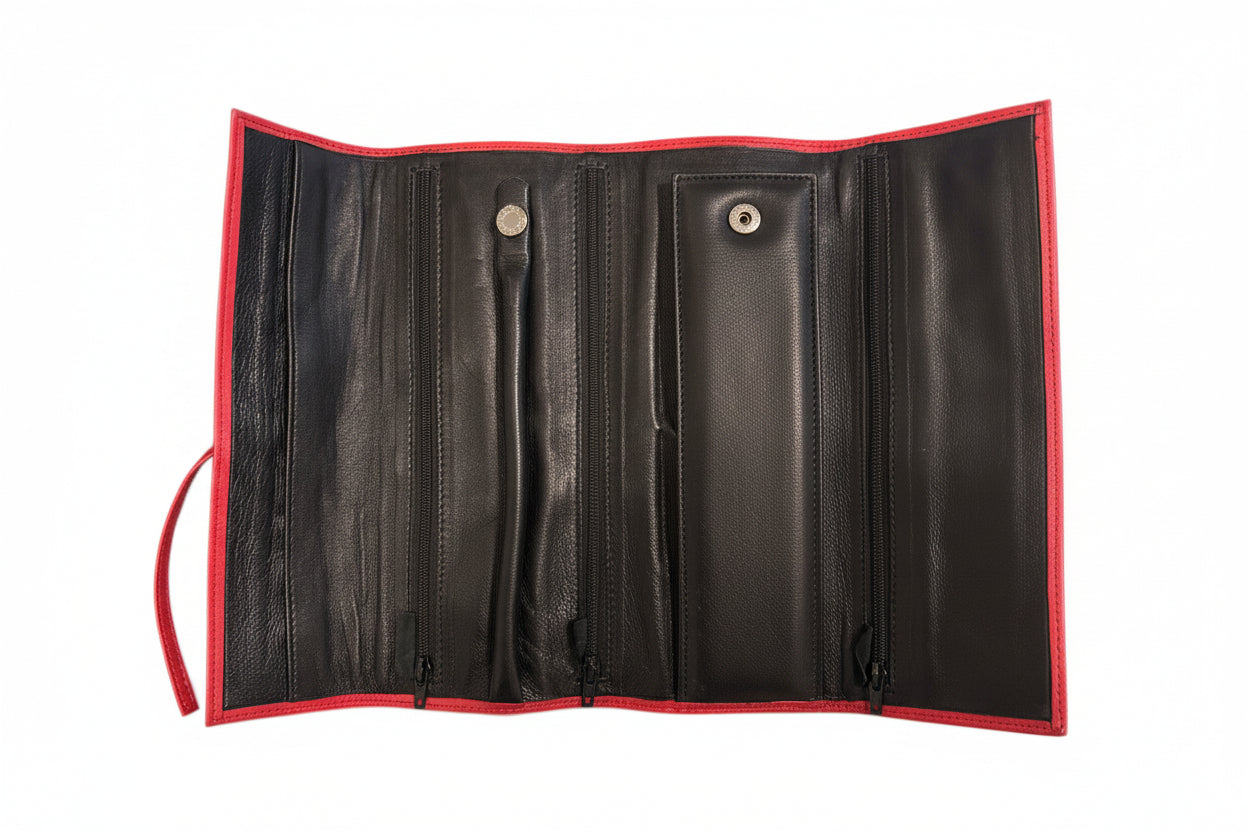 Jewelry Roll - Red