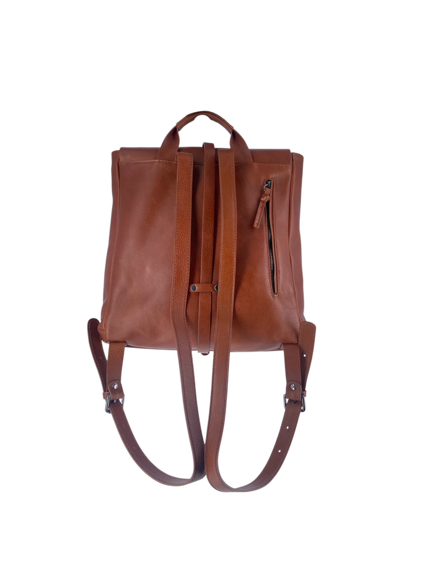 Sac à dos cuir Marron