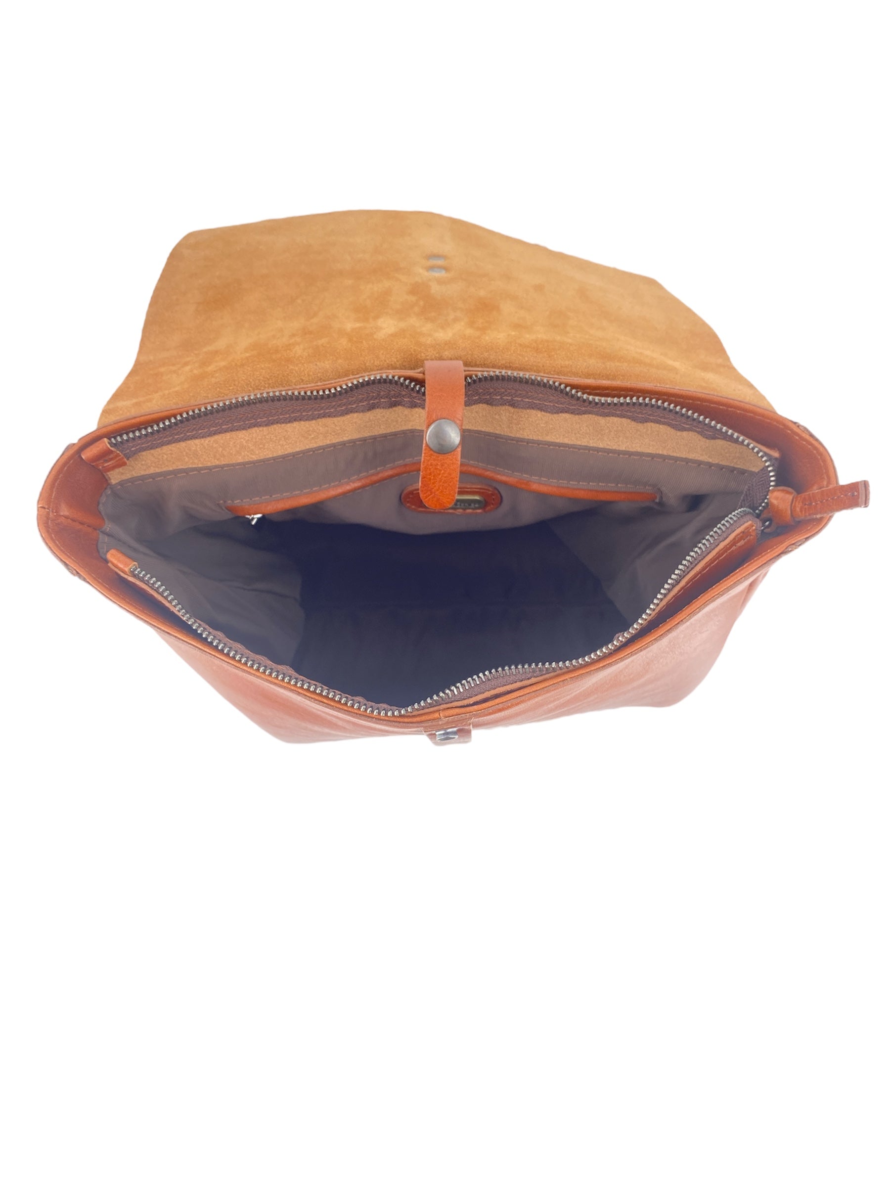 Sac à dos cuir Marron