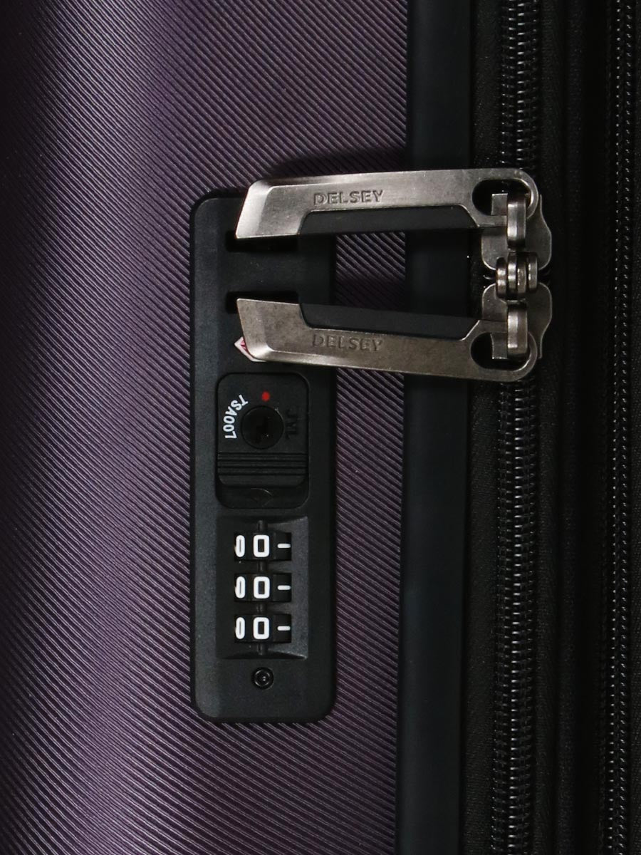 Valise extensible Delsey Air Armour 55 cm Violette