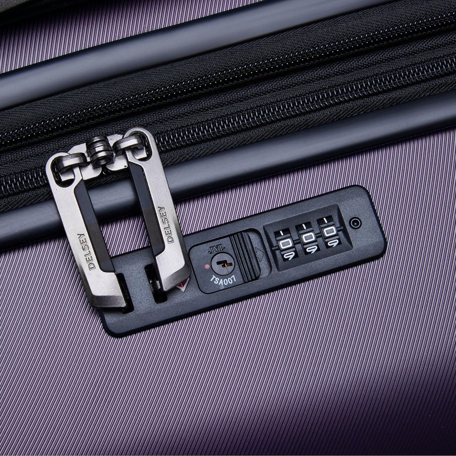Valise extensible Delsey Air Armour 77 cm Violette