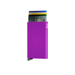 Porte cartes SECRID aluminium Violet